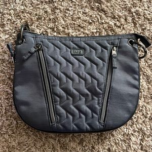 EUC Lug brushed grey swivel